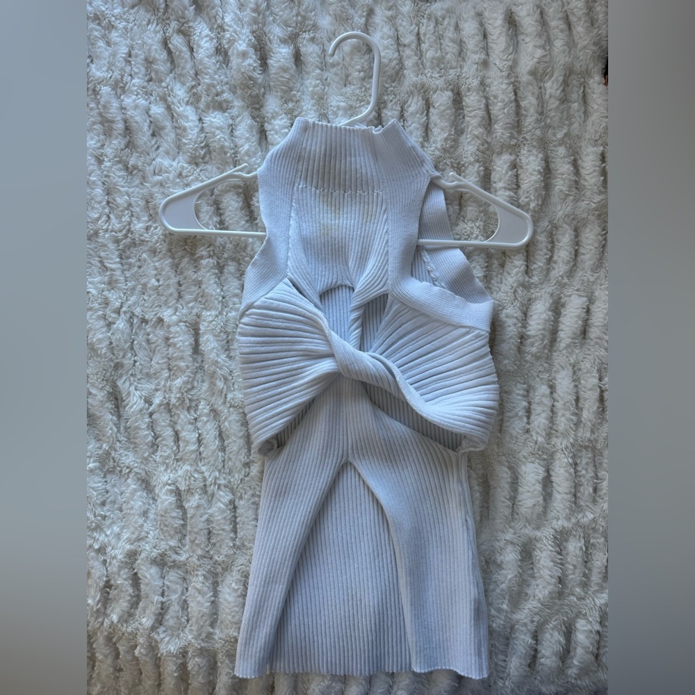 Stylish Ribbed Knit Dress